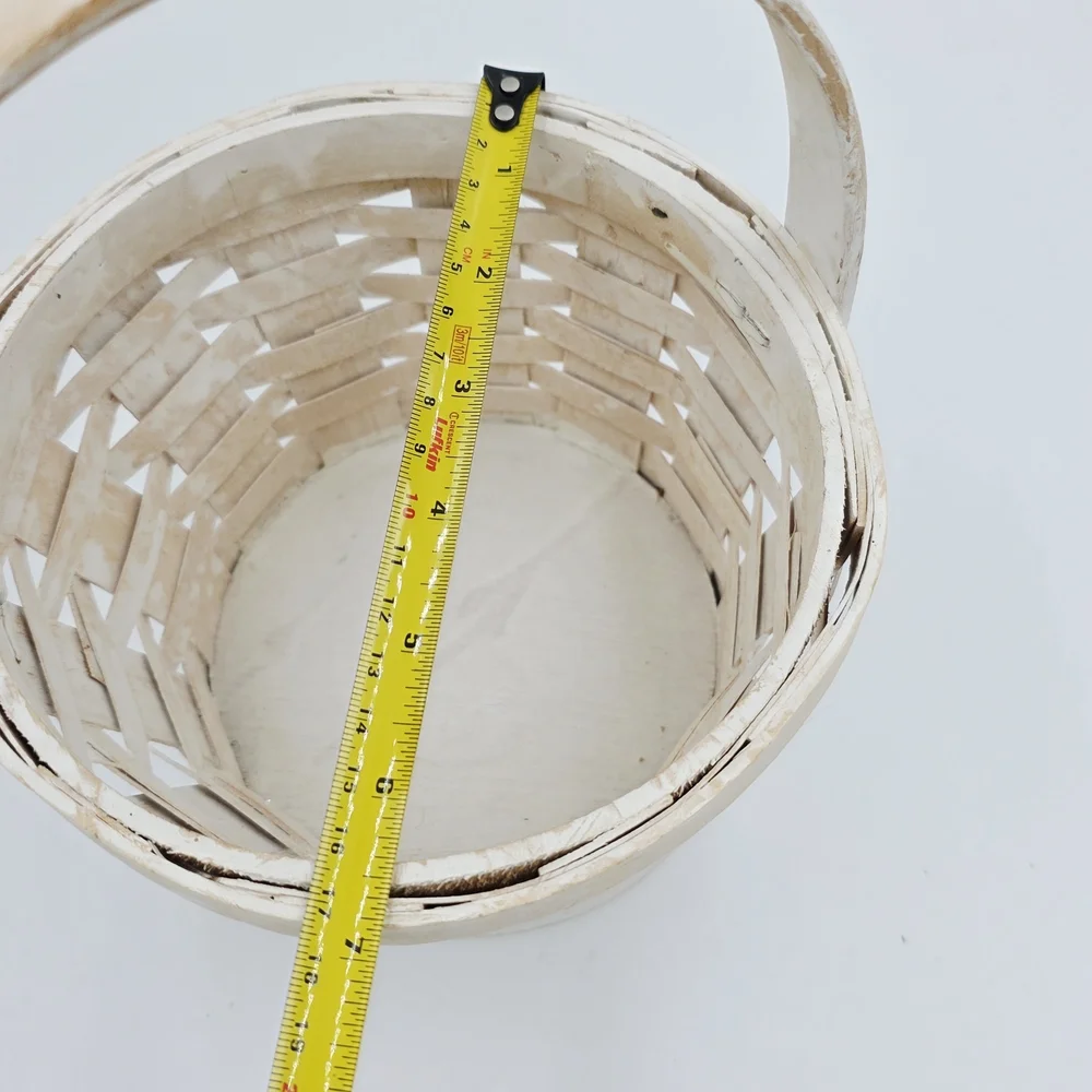 Rustic‎ White Woven Basket